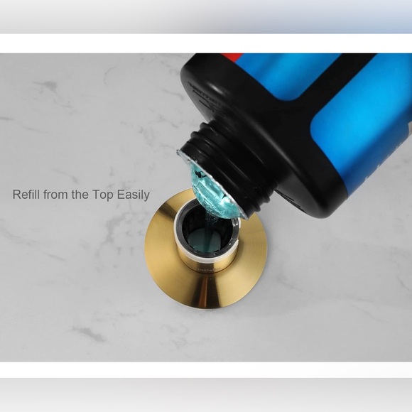 Built in countertop soap dispenser in GOLD - Picture 3 of 8